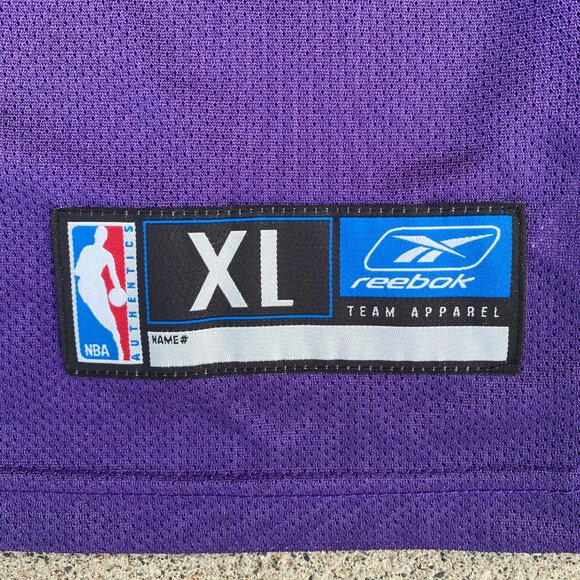 Vintage Reebok Mike Bibby #10 Sacramento Kings NBA basketball jersey NEW W TAGS - Picture 3 of 5